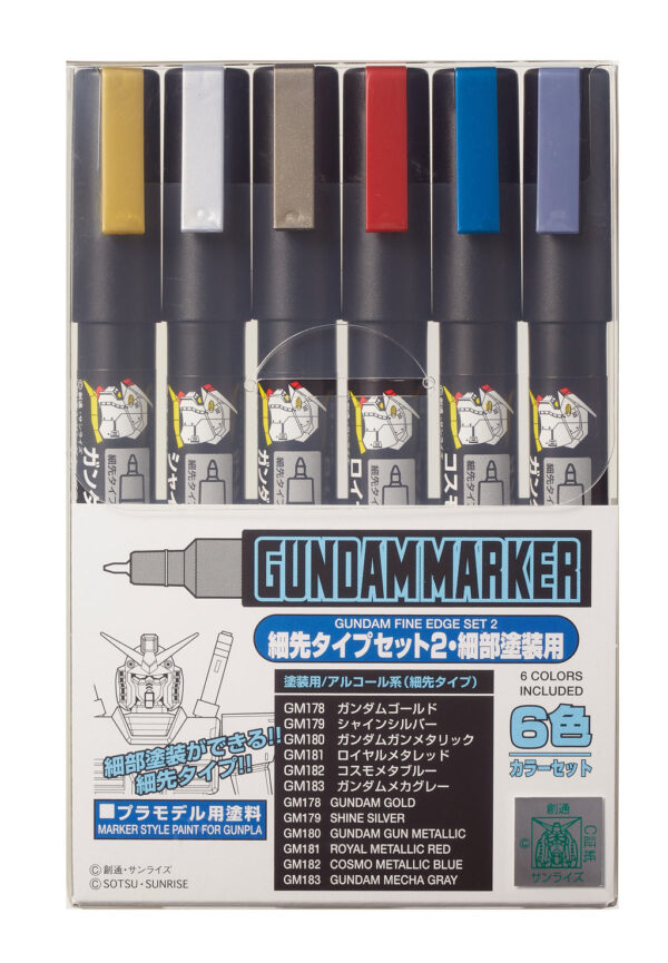 Gundam Marker Fine Edge Set