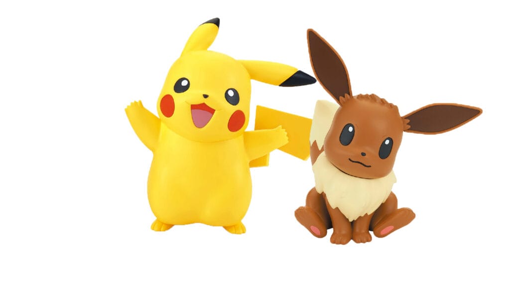 Pokemon Plastic Model Collection Quick!! Pikachu and Eevee Pack