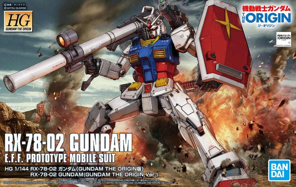 HG 1/144 Gundam the Origin RX-78-02