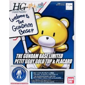 HG 1/144 Gundam Base Limited Petit Guy Gold Top & Placard