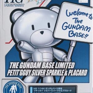 HG 1/144 Gundam Base Limited Petit Guy Silver Sparkle & Placard