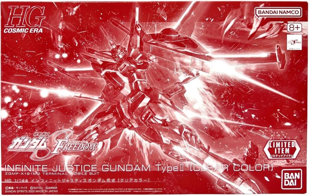 HG 1/144 Infinite Justice Gundam Type-2 [Clear Color]