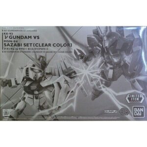 SD RX-93 Nu Gundam vs MSN-04 Sazabi Set [Clear colour]